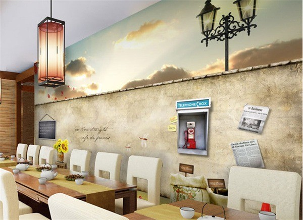 韩国BJ壁画墙纸